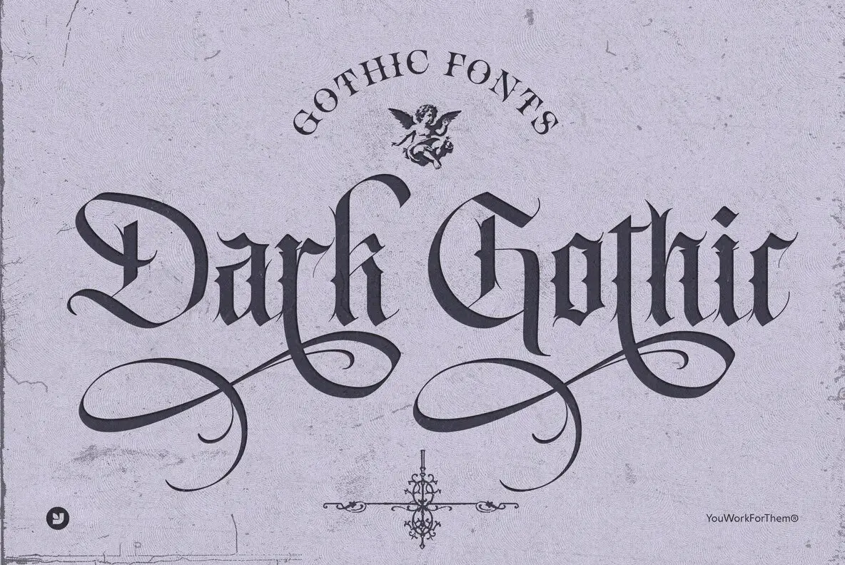 Dark Gothic Fonts Collection