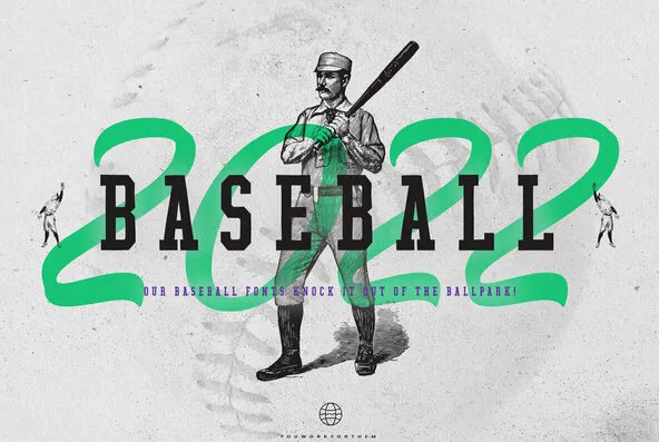 The Top 25 Fonts For Baseball Graphics Youworkforthem