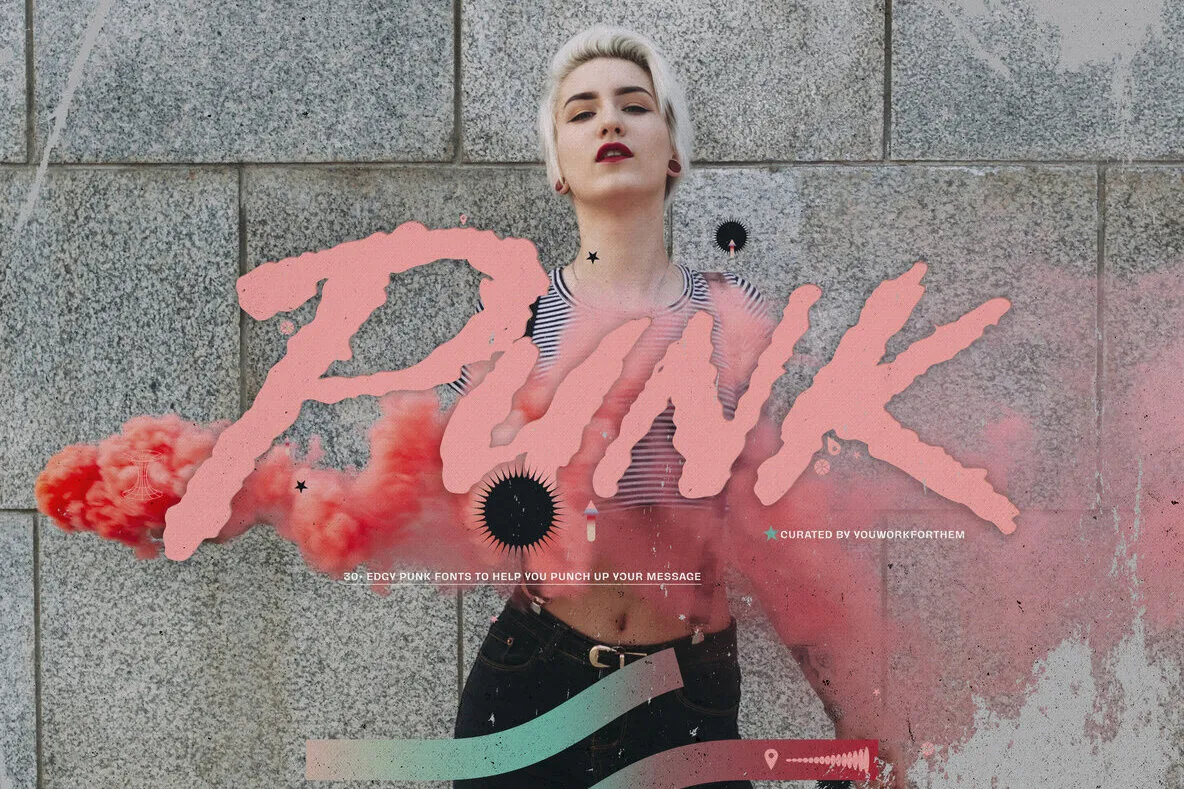 Over 30 Edgy Punk Fonts For A Strong Message Collection