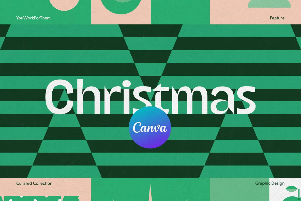 Christmas Fonts And Graphics For Canva Collection