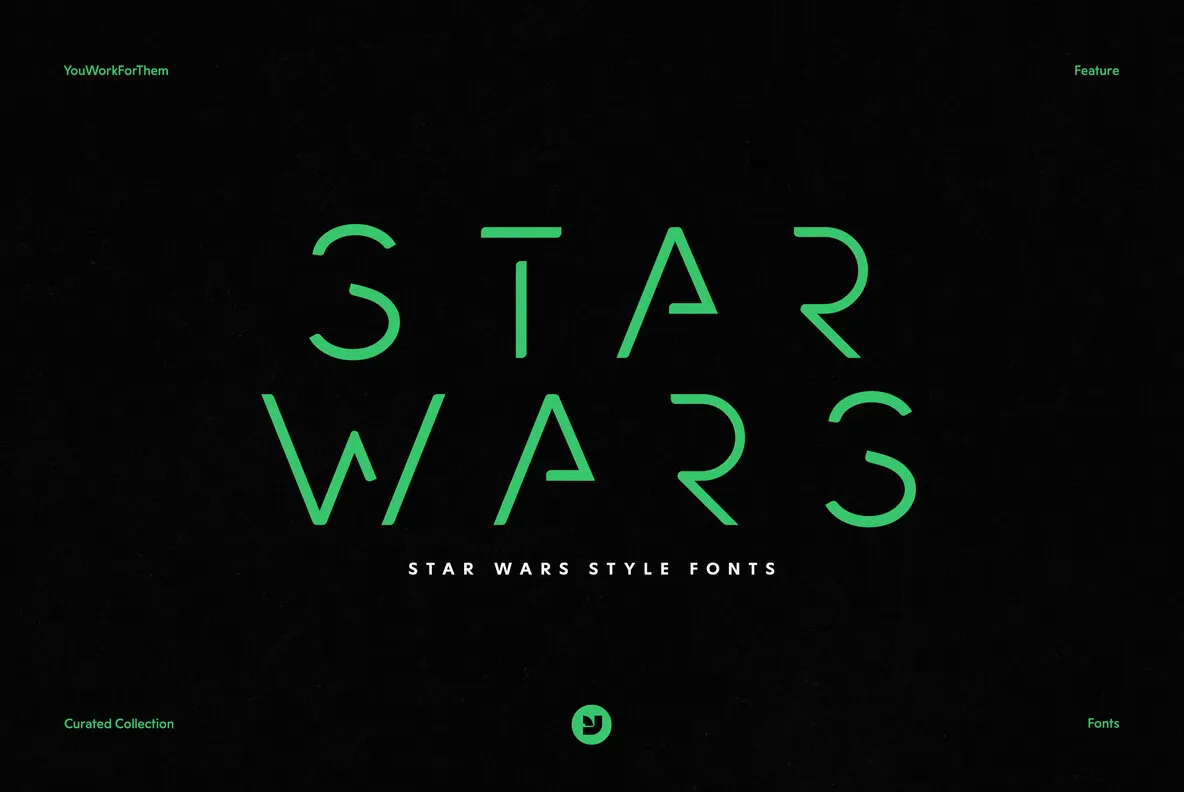 Star Wars Style Fonts For Sci Fi Designs Collection