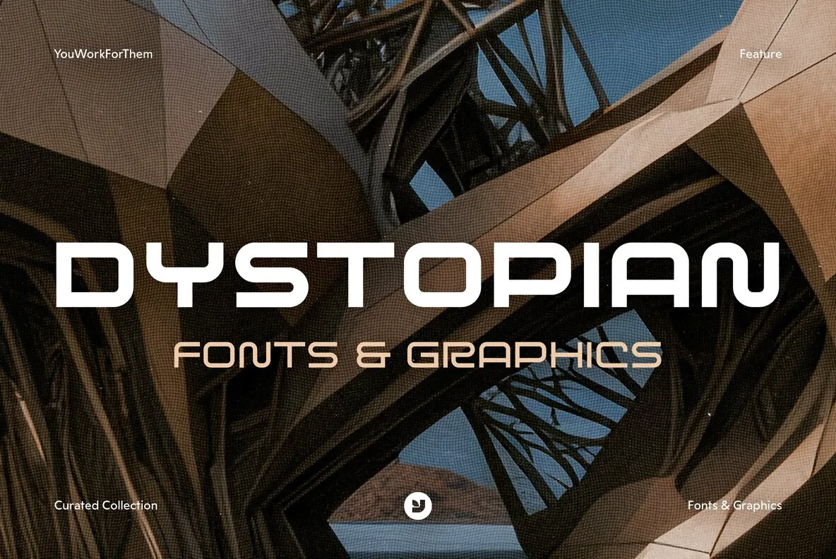 Dystopian Fonts   Graphics For Visionary Designers Collection