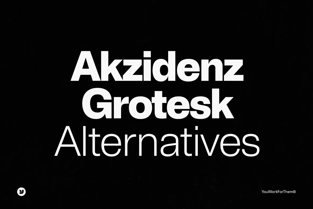 Akzidenz Grotesk Font Alternatives Collection