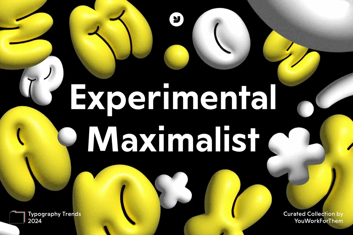 Experimental Typefaces   Maximalist Fonts For Designers Collection
