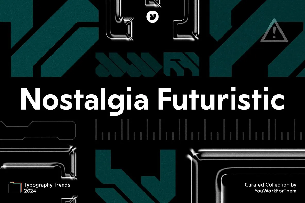 Nostalgia Futuristic Fonts   Sci Fi Typography Reimagined Collection
