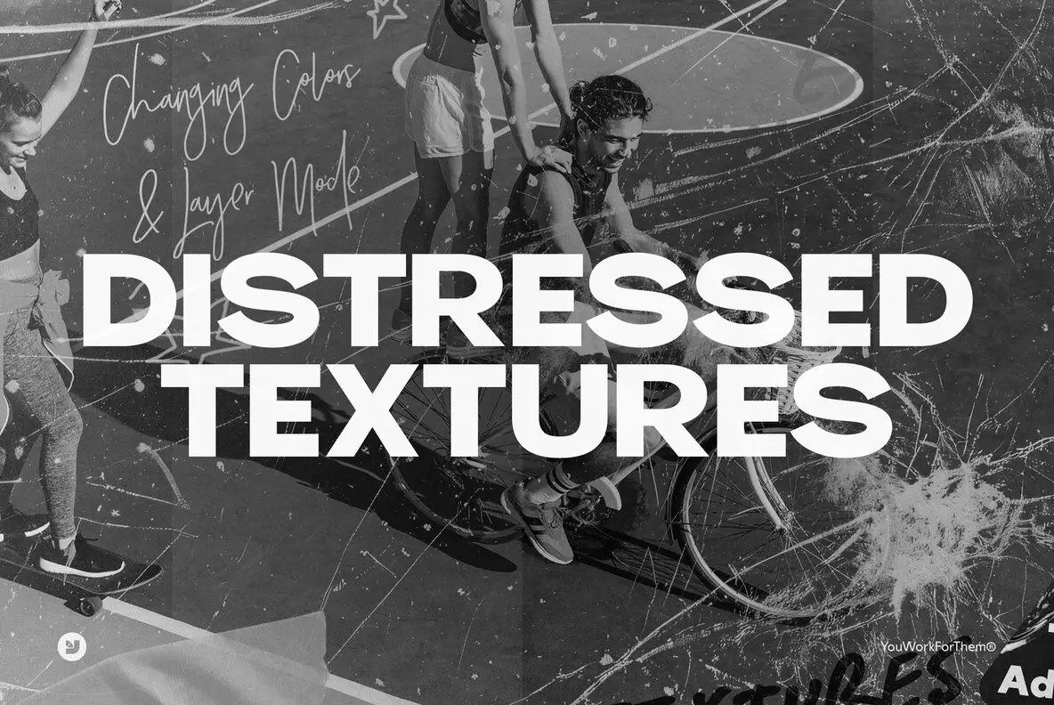 Distressed Textures Graphics - YouWorkForThem