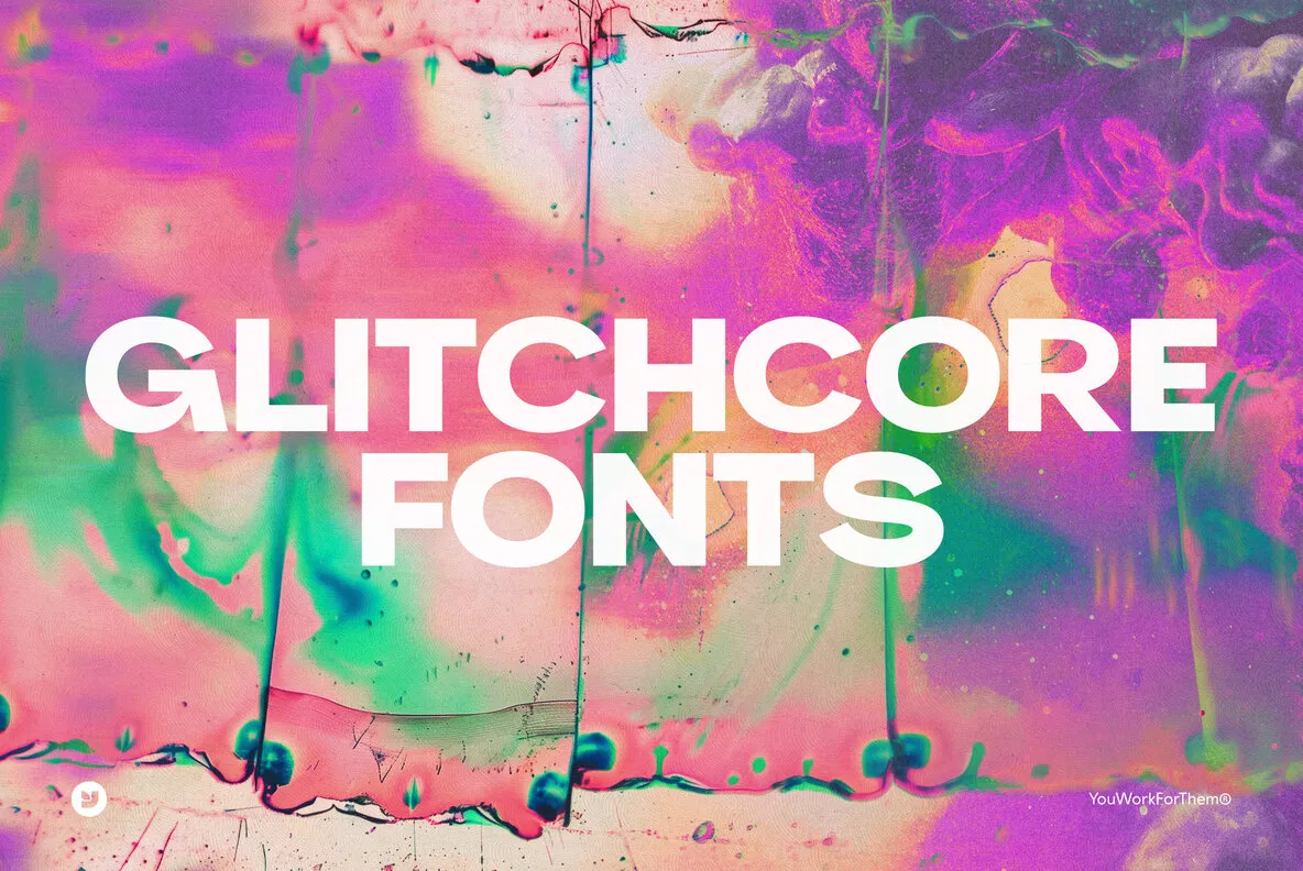 Glitchcore Fonts Collection