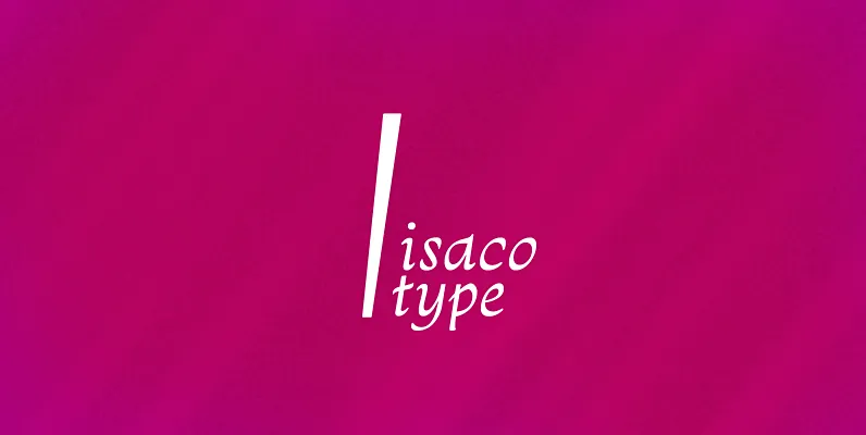 isaco type design