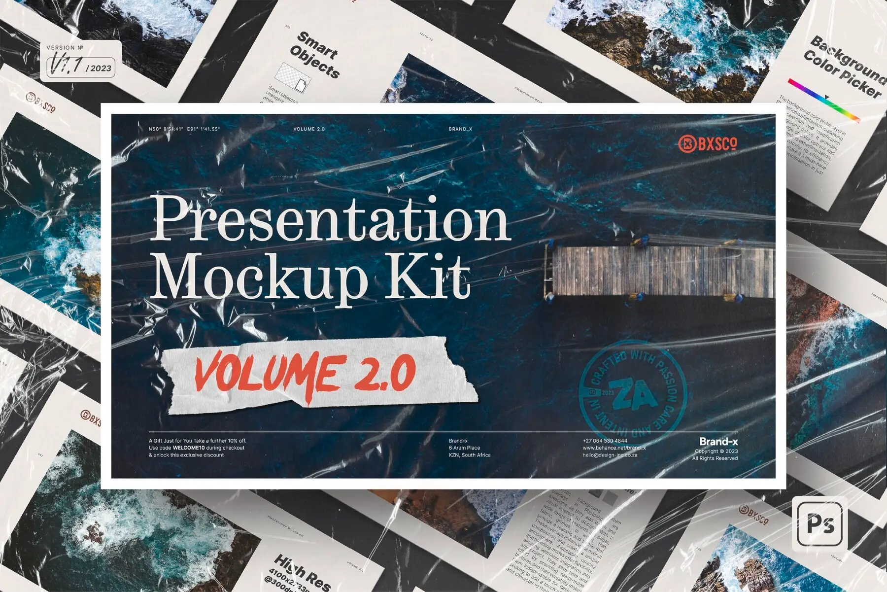 16x9 Presentation Mockup Kit Vol 2.0