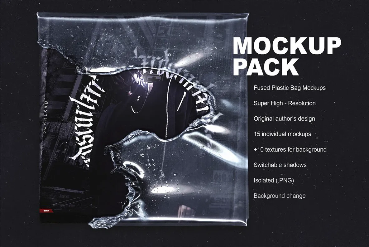 Fused Plastic Bag Mockup Pack