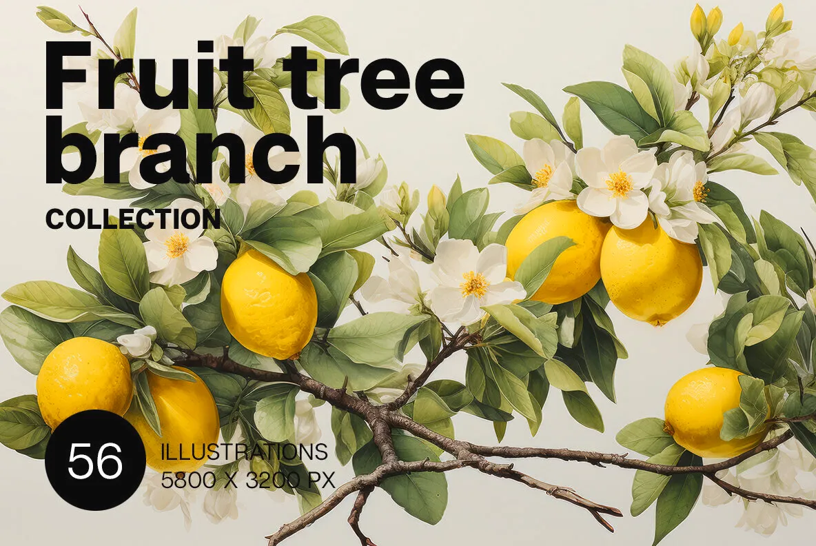 Fruit tree branch