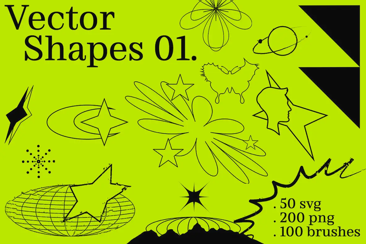 Vector Shapes - Shapes & Brushes