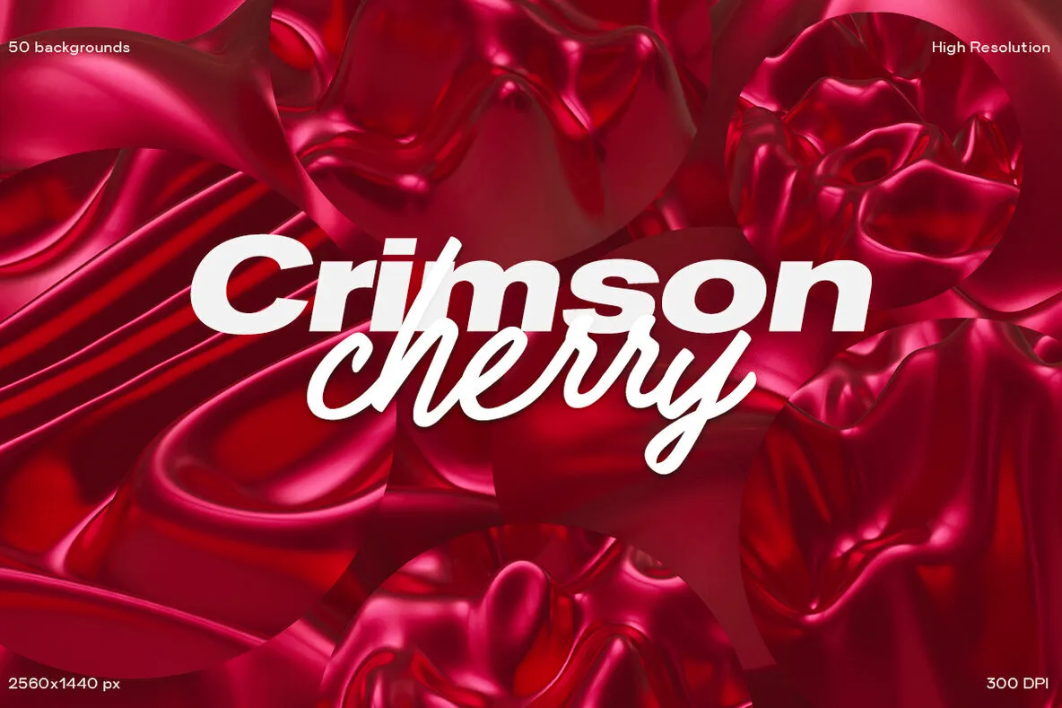 Crimson Cherry - 50 Backgrounds