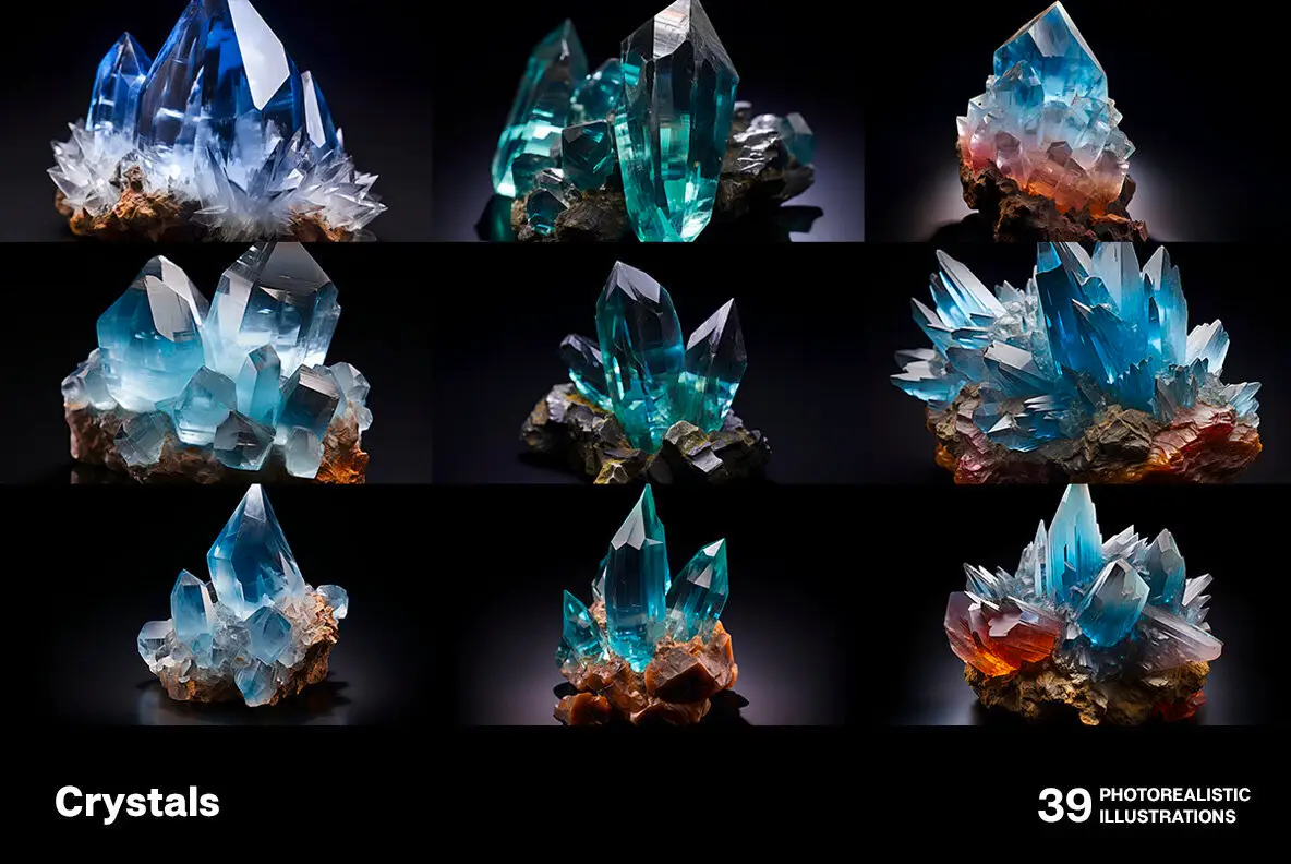 Crystal Abstract - YouWorkForThem