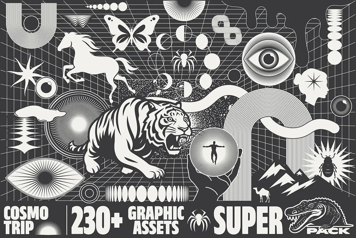 230 Bold Graphics Super Pack