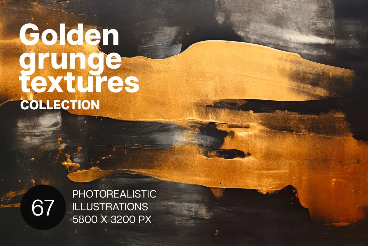 Golden Grunge Textures