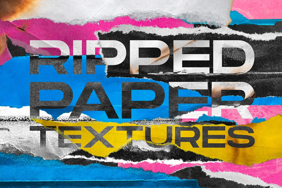 Ripped Paper Textures for Photoshop