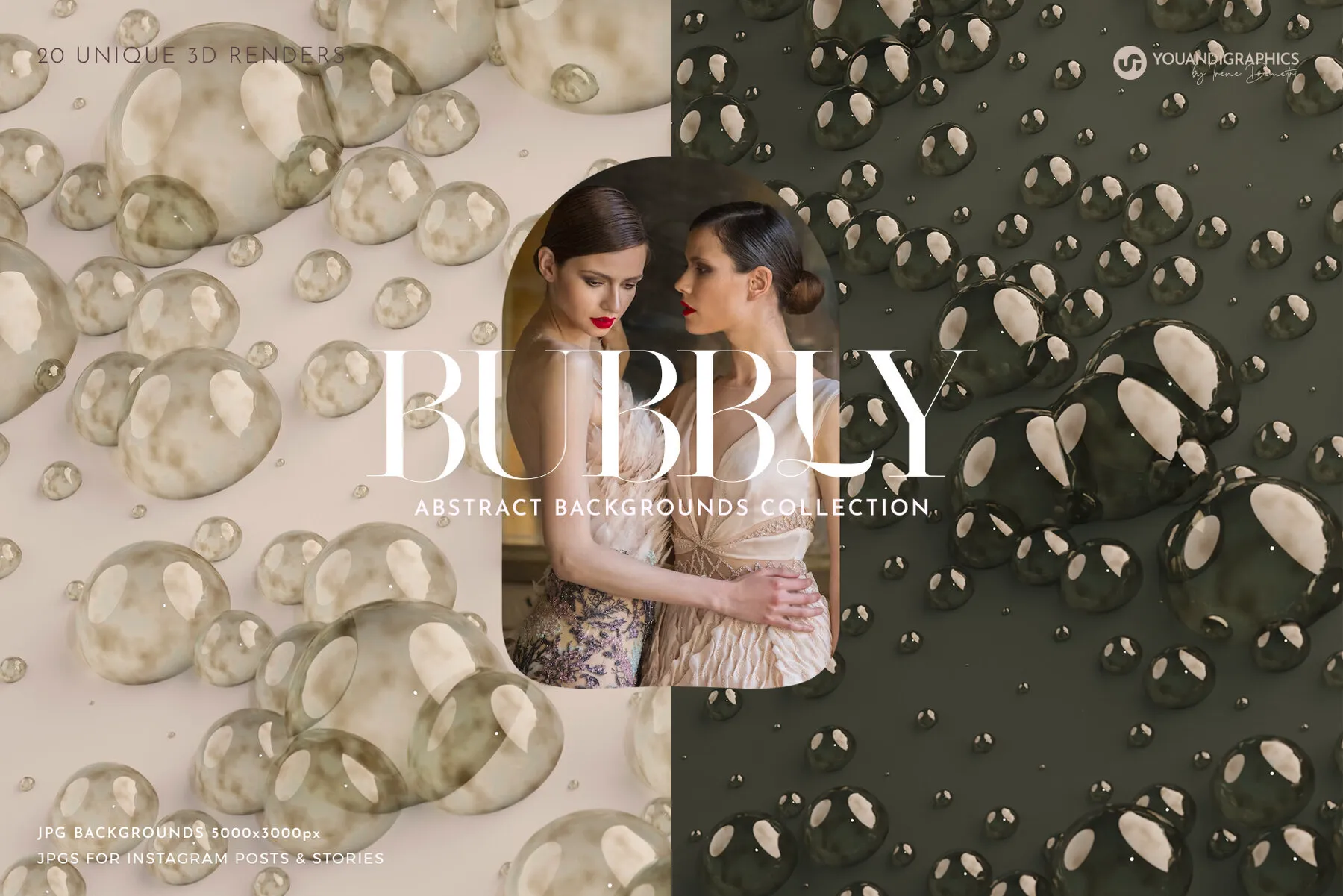 Bubbly Abstract Backgrounds
