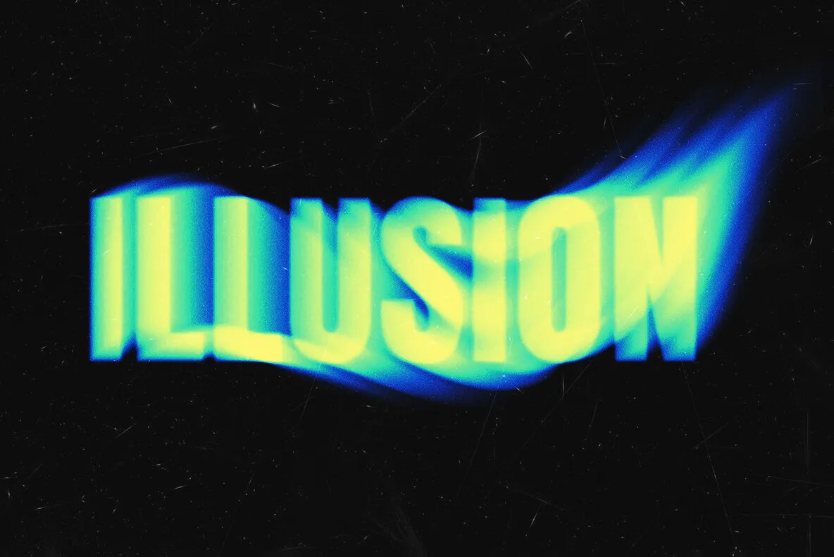 Melting Illusion Text Effect - YouWorkForThem