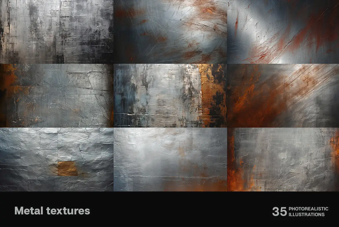 Metal Textures Graphics - YouWorkForThem