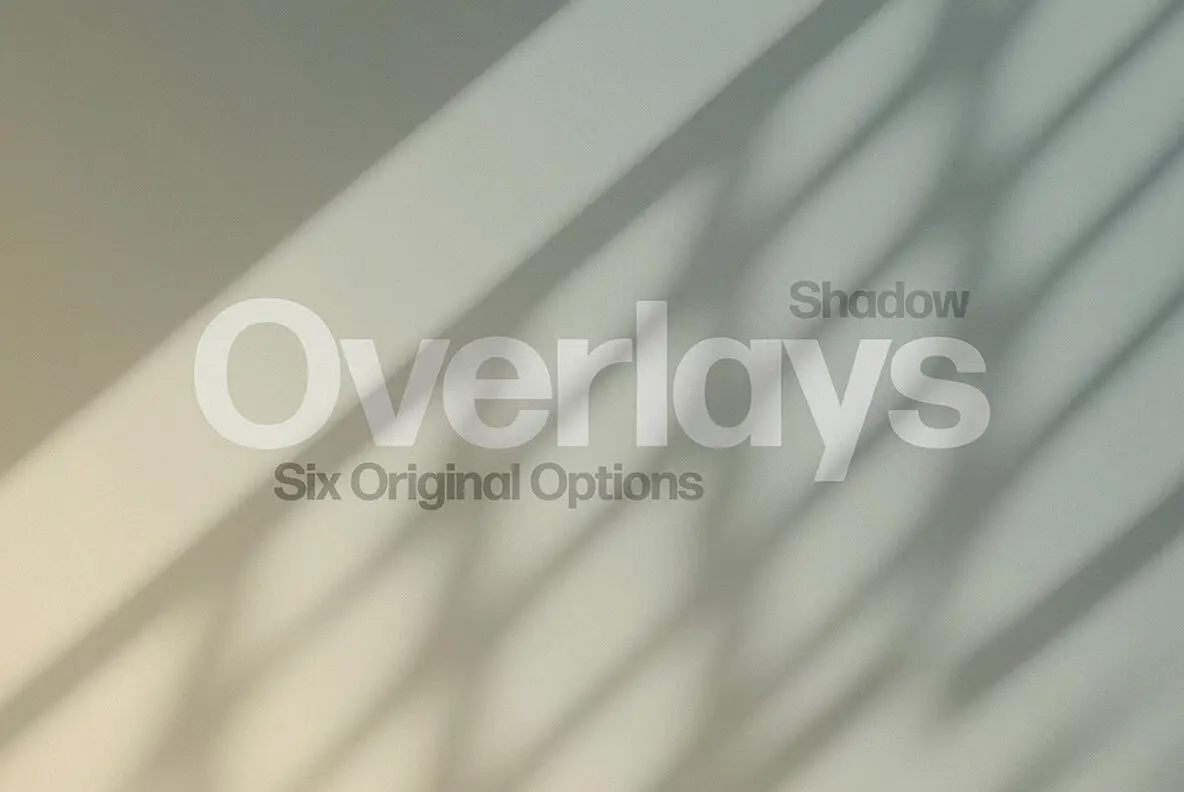 Sunlight Shadow Overlays Mockups