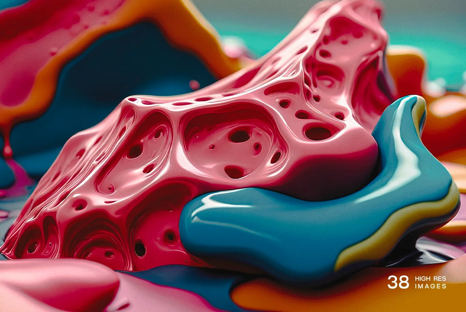 Wax Liquids: Captivating Abstract Melting Imagery for Creative Design ...