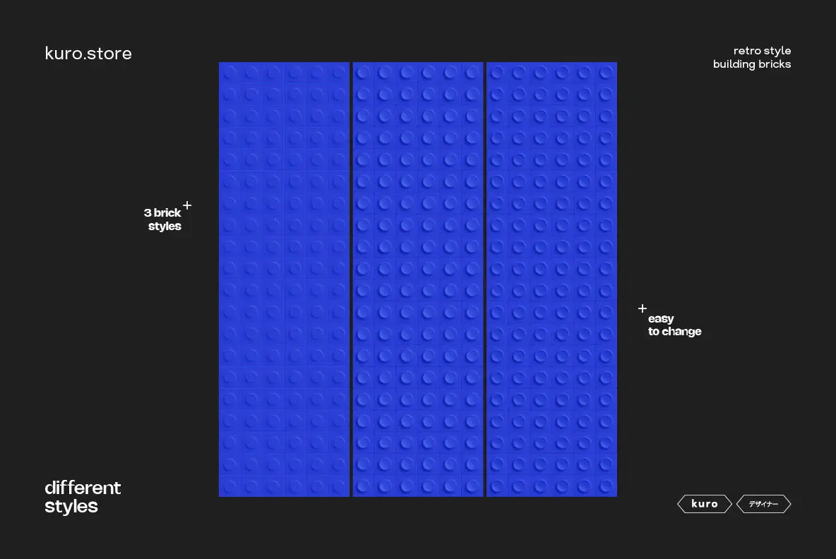 Bricks Template Graphics YouWorkForThem