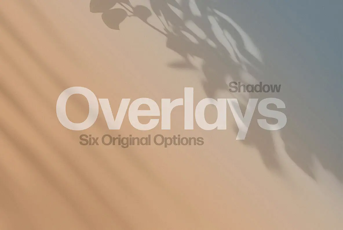 Botanical Shadow Overlays Set