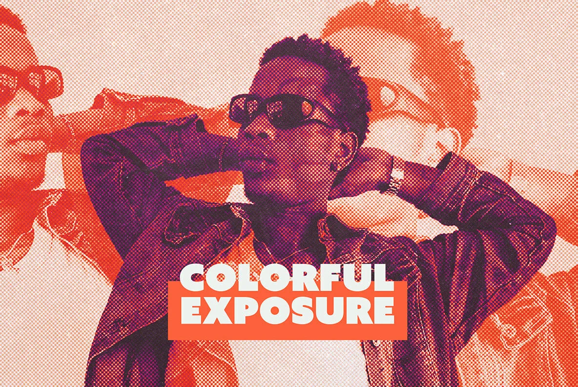 Colorful Exposure Photo Effect