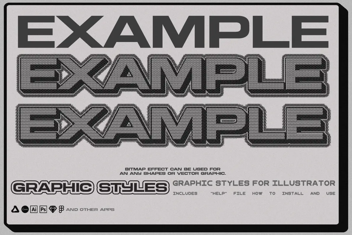 Y2K Toolkit - Vector Shapes, Bitmap, Text Effect Distressed ...