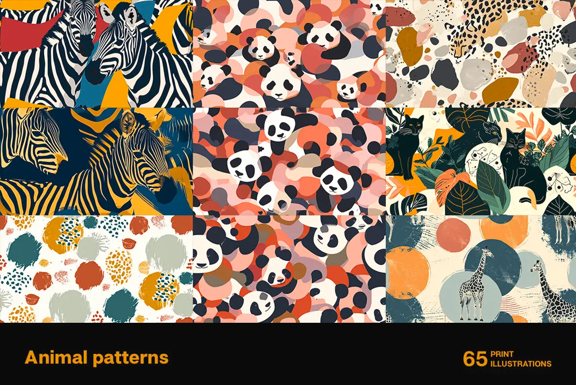 Animal patterns Graphics - YouWorkForThem