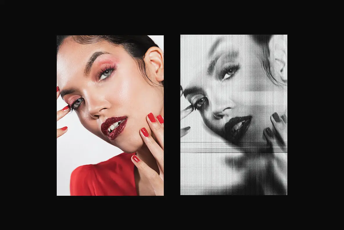 Distorted Scanner Photo Effect - YouWorkForThem