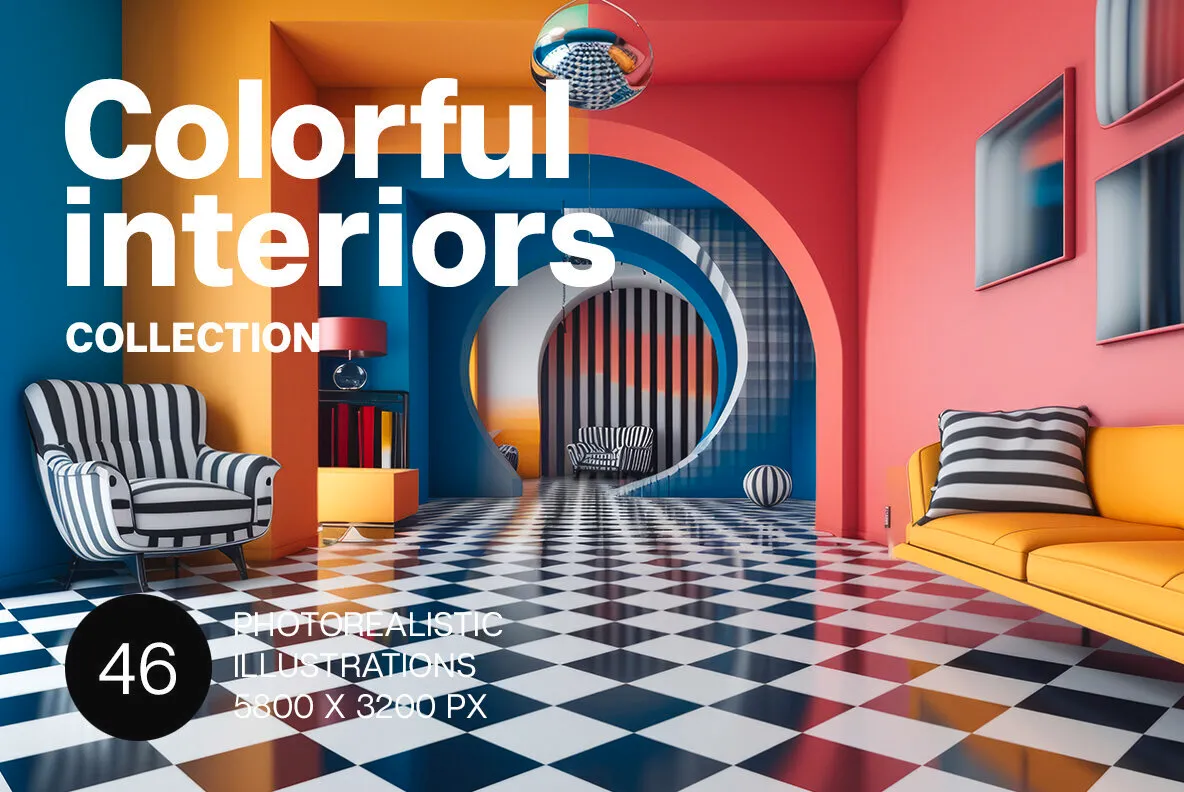 Colorful interiors