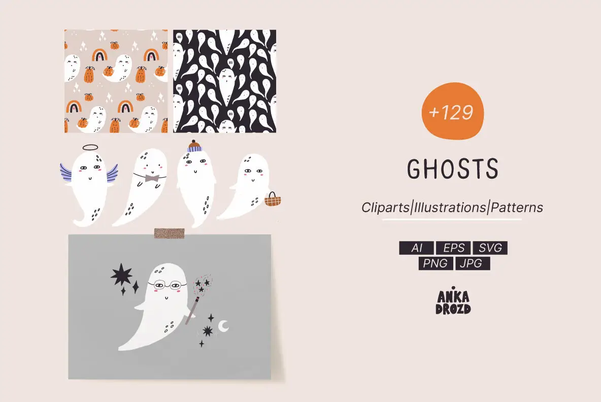 Halloween Ghost Collection