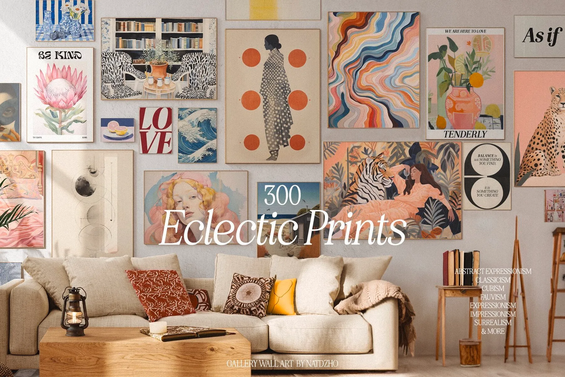 300 Eclectic Prints
