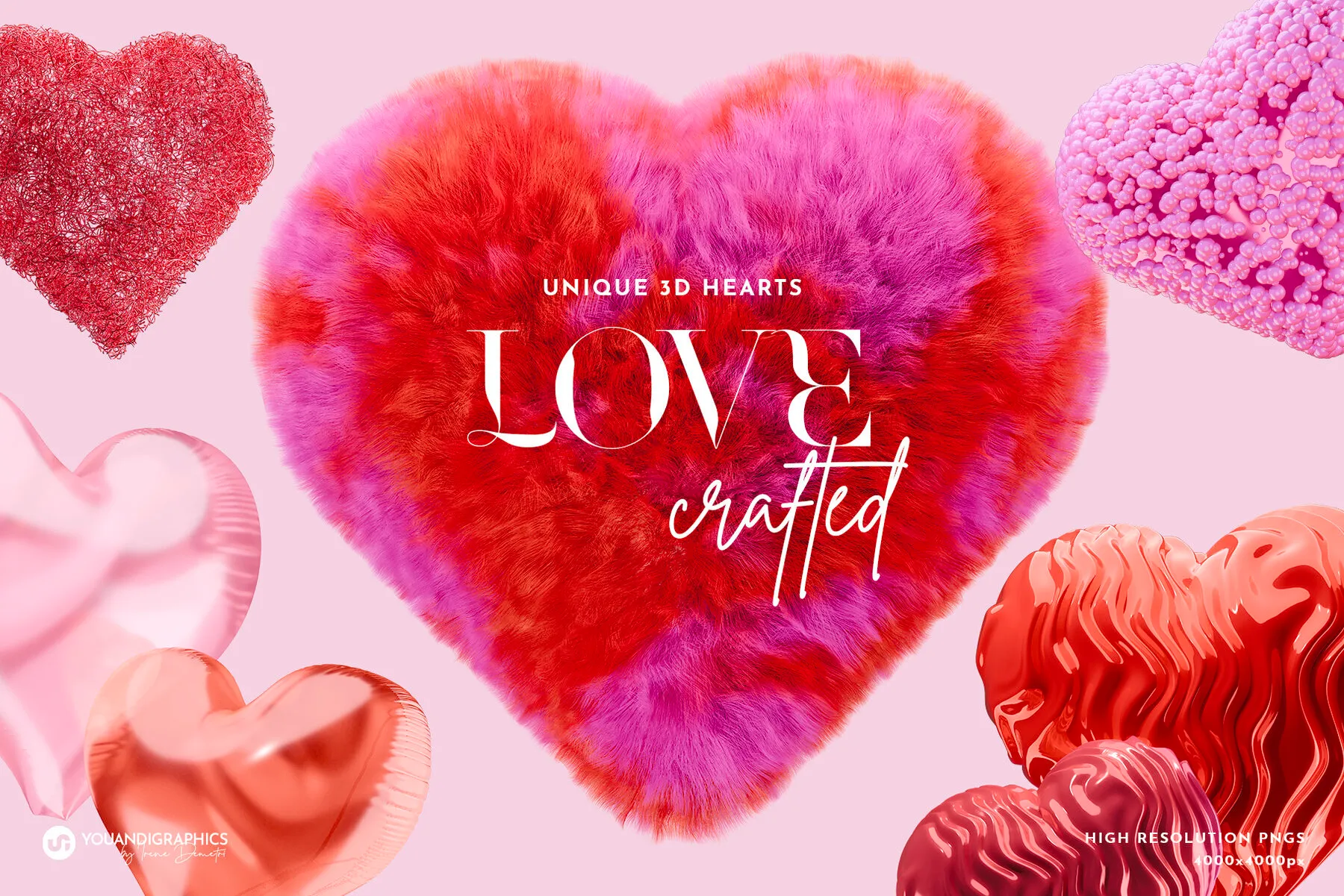 Love Crafted Hearts Graphics