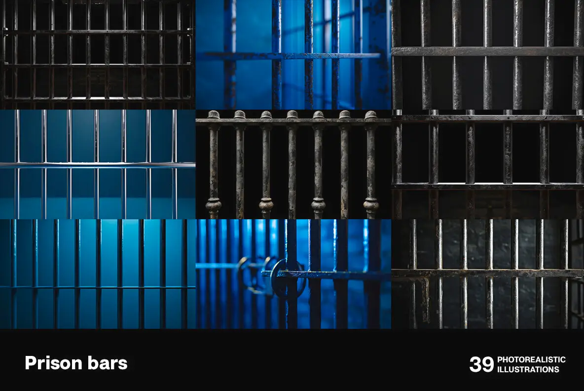 Prison bars Graphics - YouWorkForThem