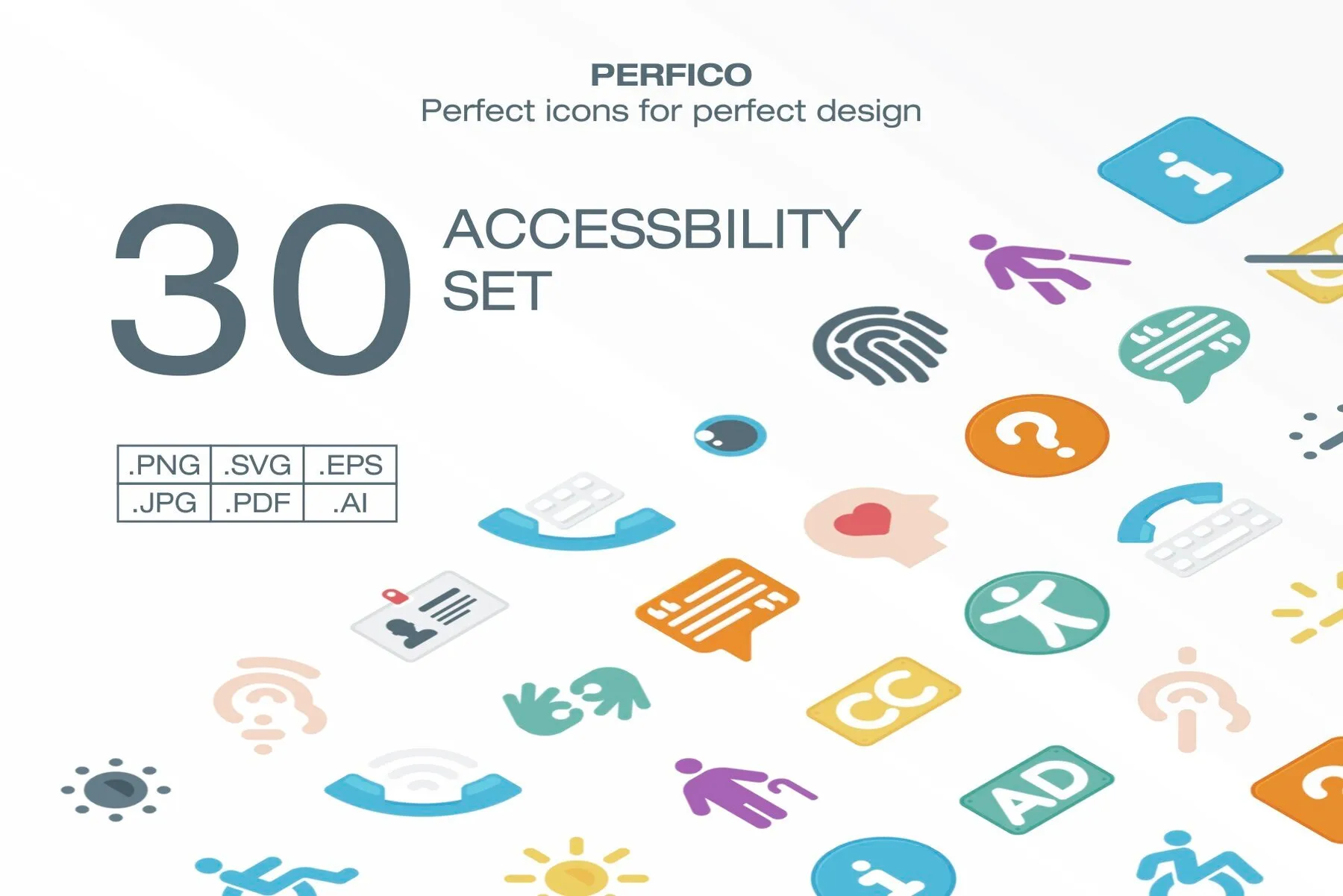 Perfico Accessbility icon set