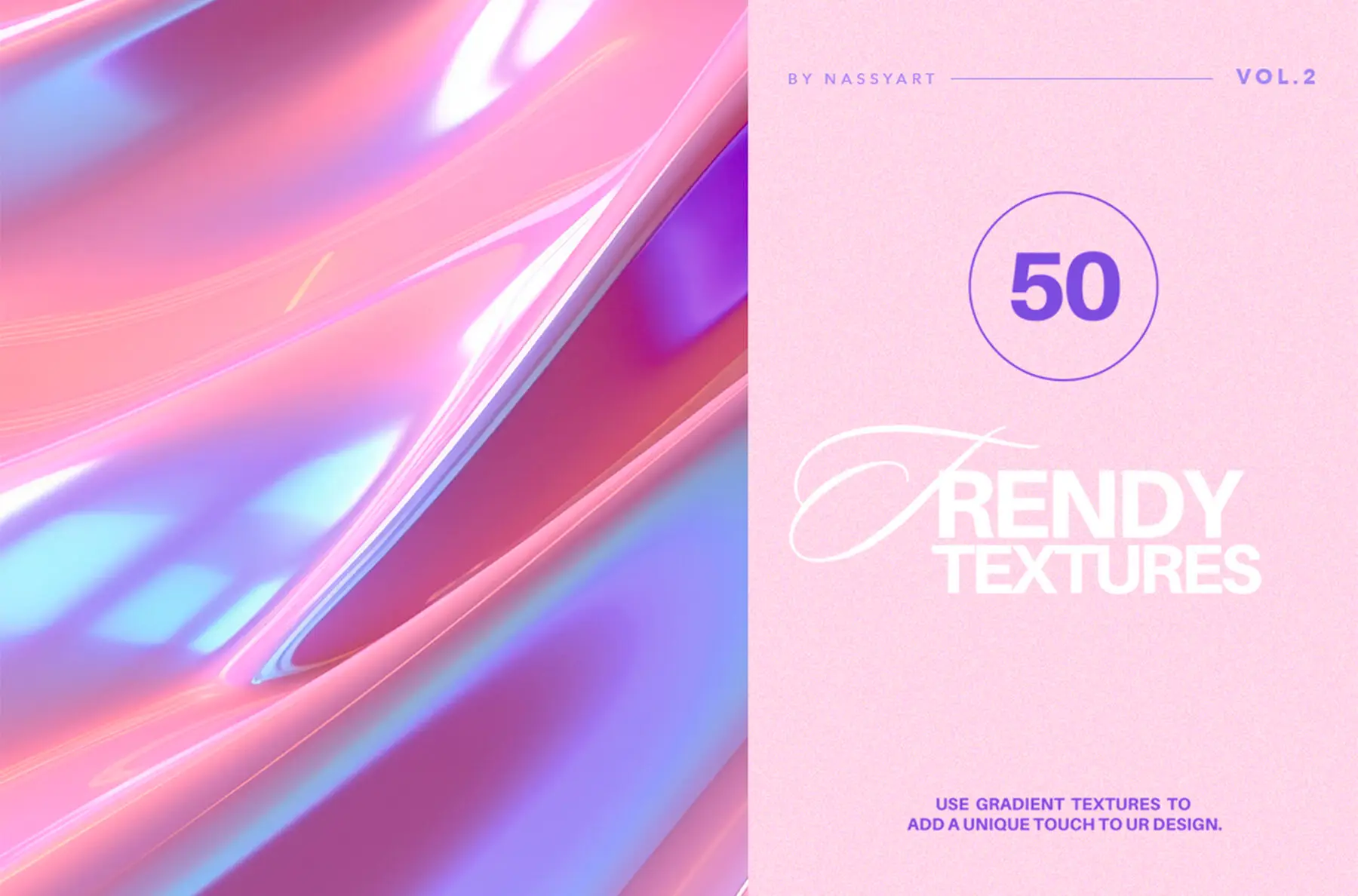 50 Iridescent Wavy Gradient Textures Graphics - YouWorkForThem