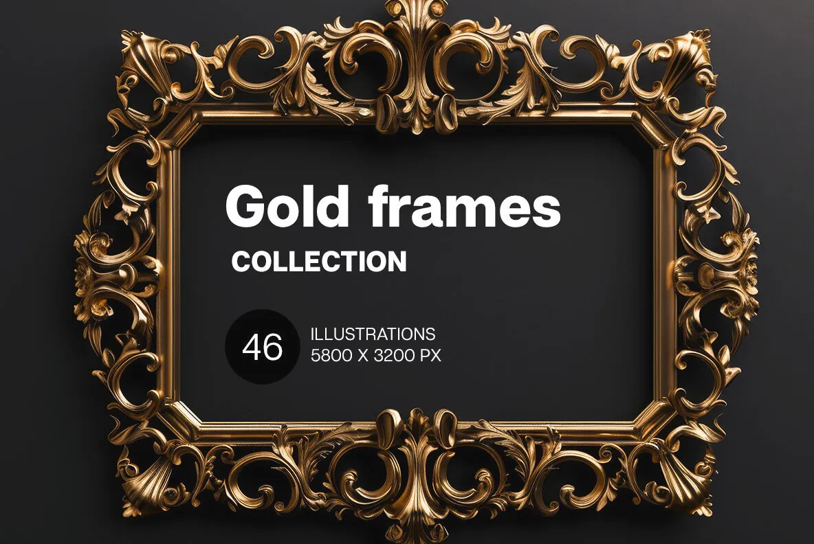 Gold frames