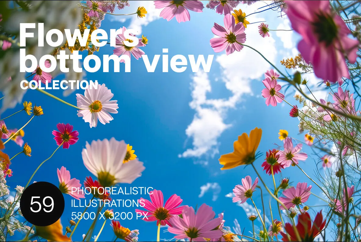 Flowers bottom view