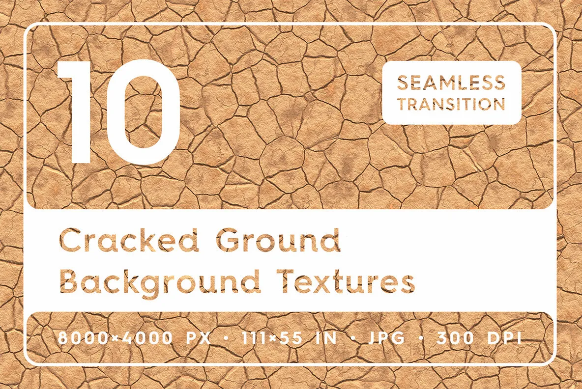 10 Cracked Ground Background Textures