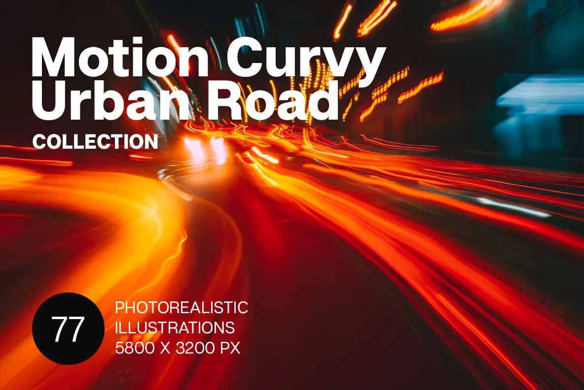 Motion Curvy Urban Road