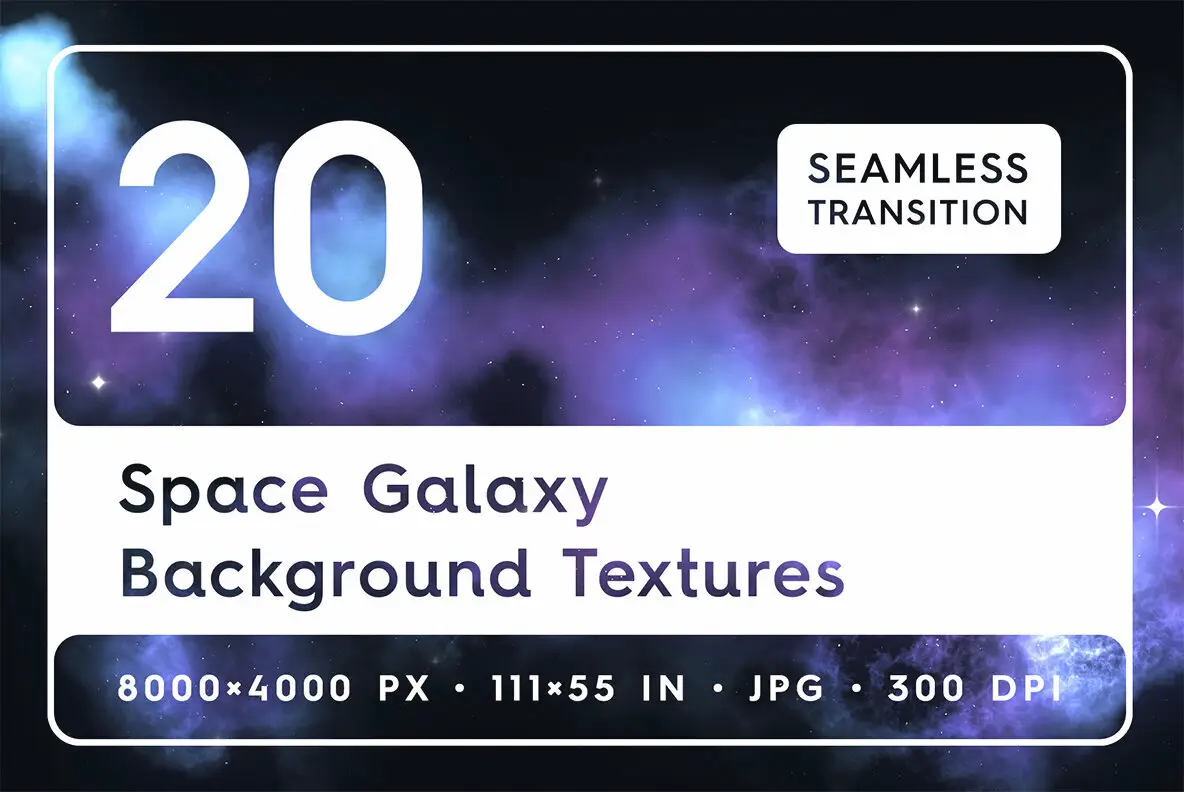 20 Space Galaxy Backgrounds Textures