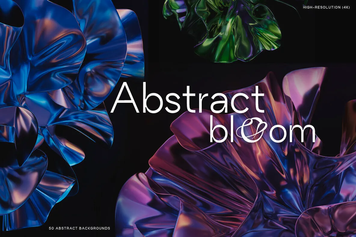 Abstract Bloom - 3D Textures