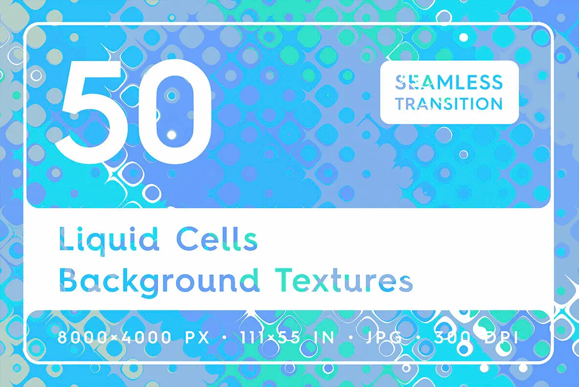 50 Liquid Cells Background Textures