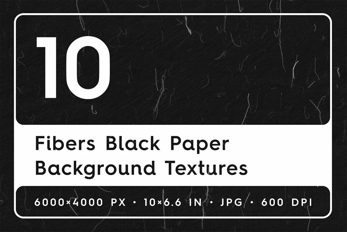 10 Fibers Black Paper Texture Backgrounds