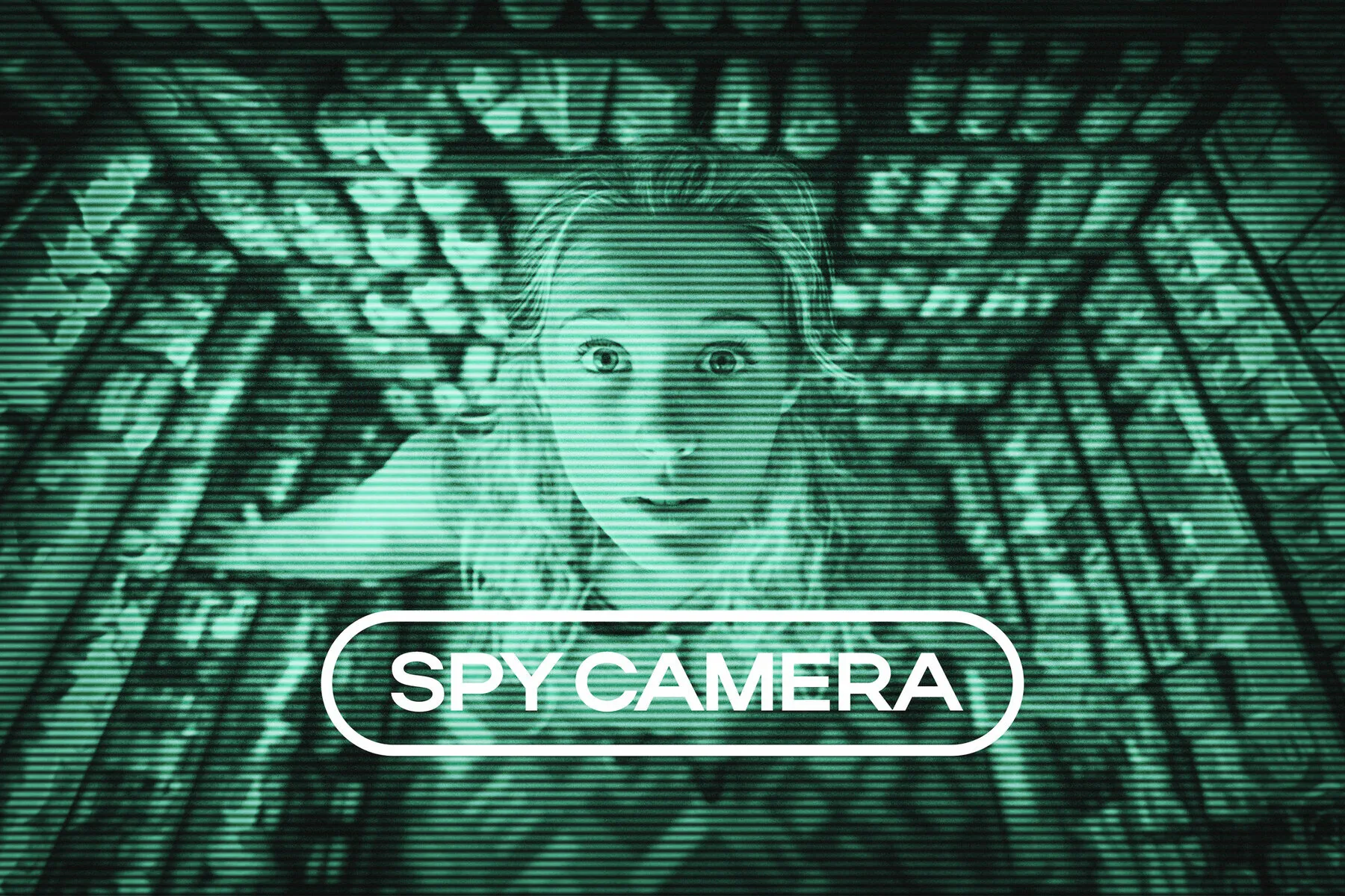 Spy Camera Glitch Photo Effect