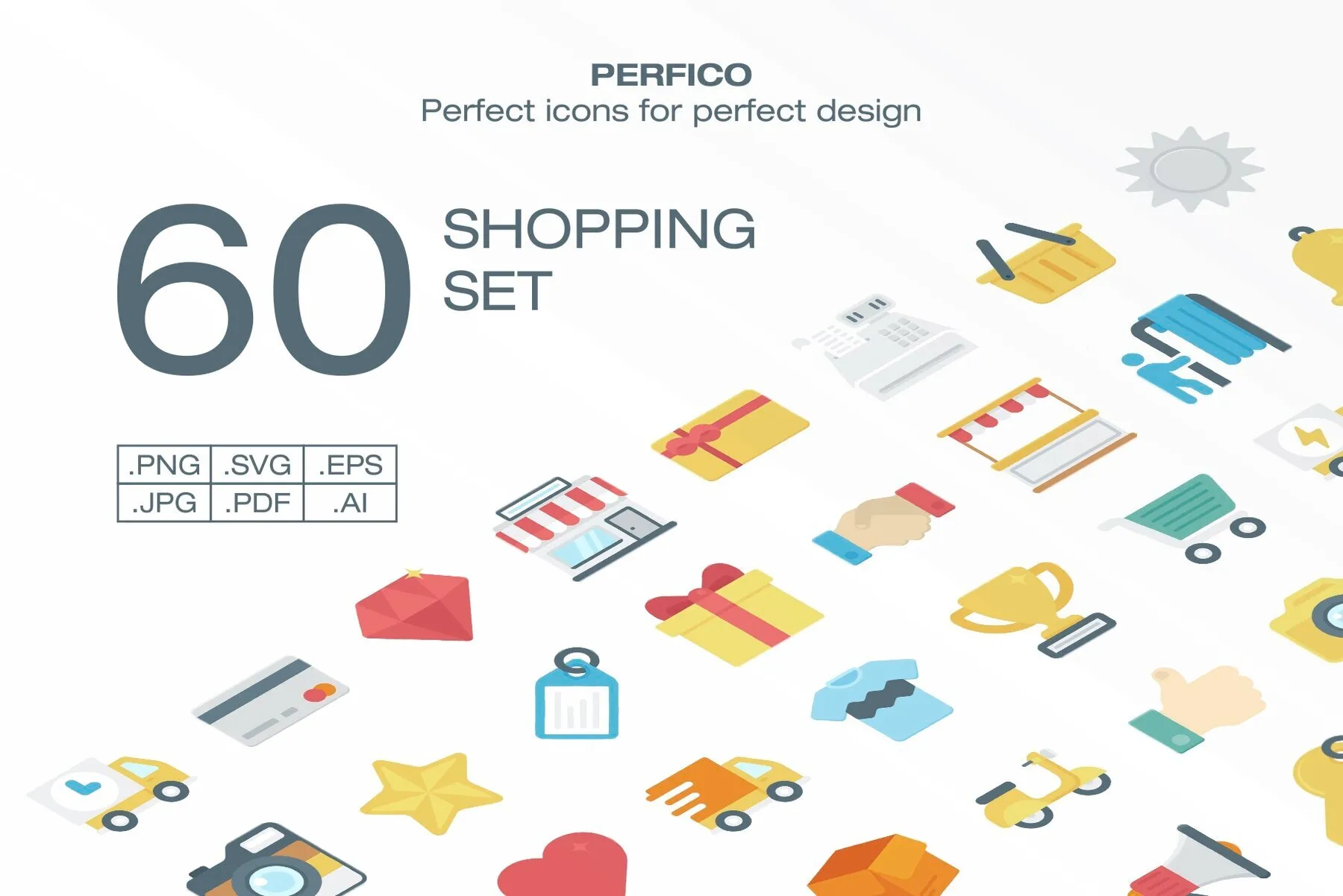 Perfico Shopping icon set