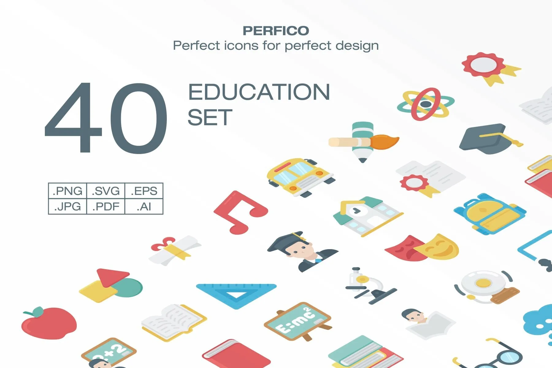 Perfico Education icon set